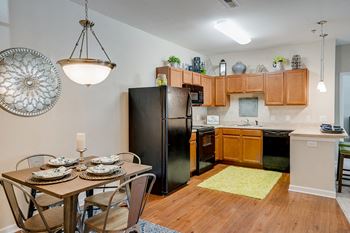 Kitchen with Adjacent Dining Area